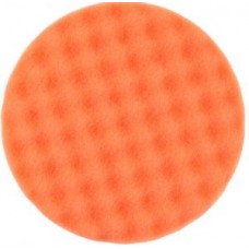 Рельефный поролоновый полировальный диск 150x25мм, оранжевый 2 шт. в упаковке