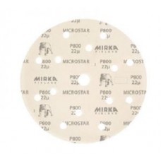 Материал шлифовальный на пленочной основе синтетический основе липучка MICROSTAR 150мм 15 отв P1500