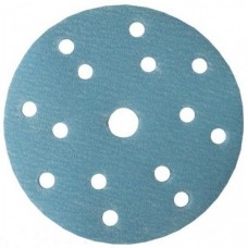 Гибкий шлифовальный круг SUNFLEX 150мм на липучке 15 отверстий синий P600 SUNMIGHT